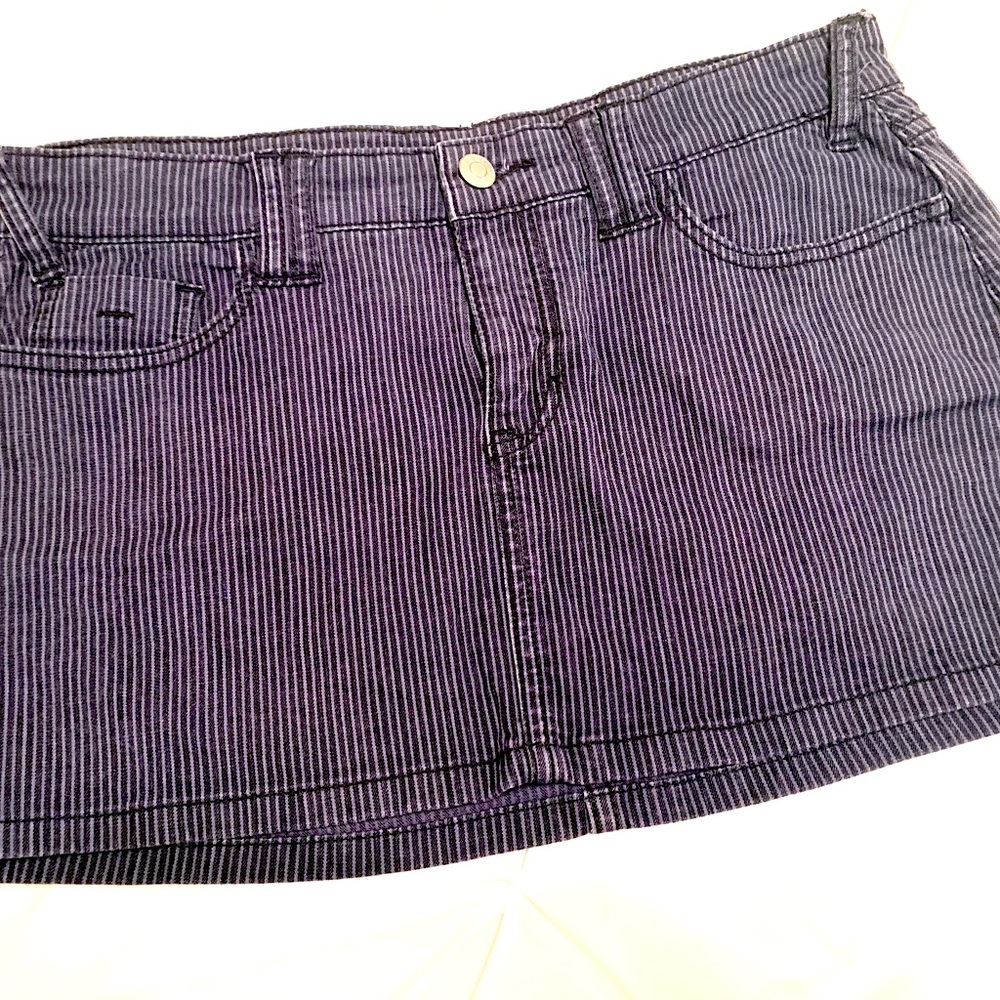XXI Lowrise denim mini skirt
